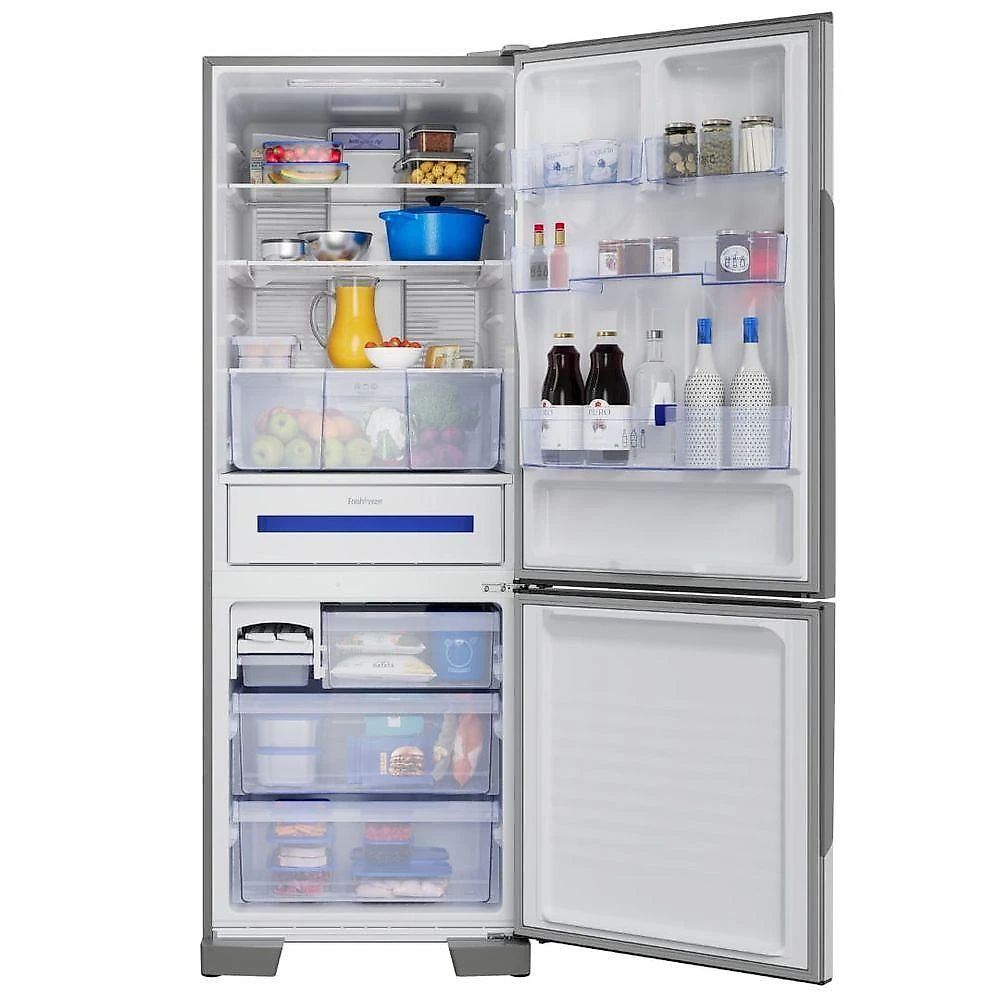 Geladeira Panasonic NR-BB71PV7XA Duplex 511L Inverse Aço Escovado 110V