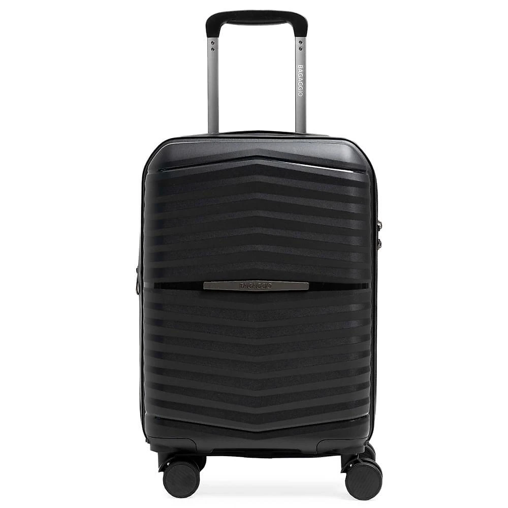Mala de bordo 10 kg polipropileno 4 rodas hong kong preta p
