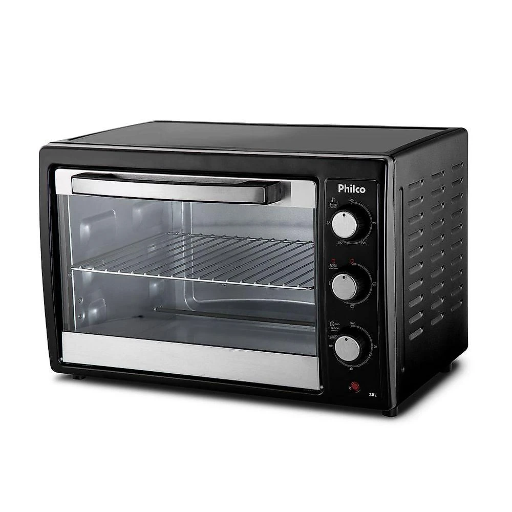 Forno Elétrico Philco PFE42P 38L 1500W Grill Timer Preto 110V
