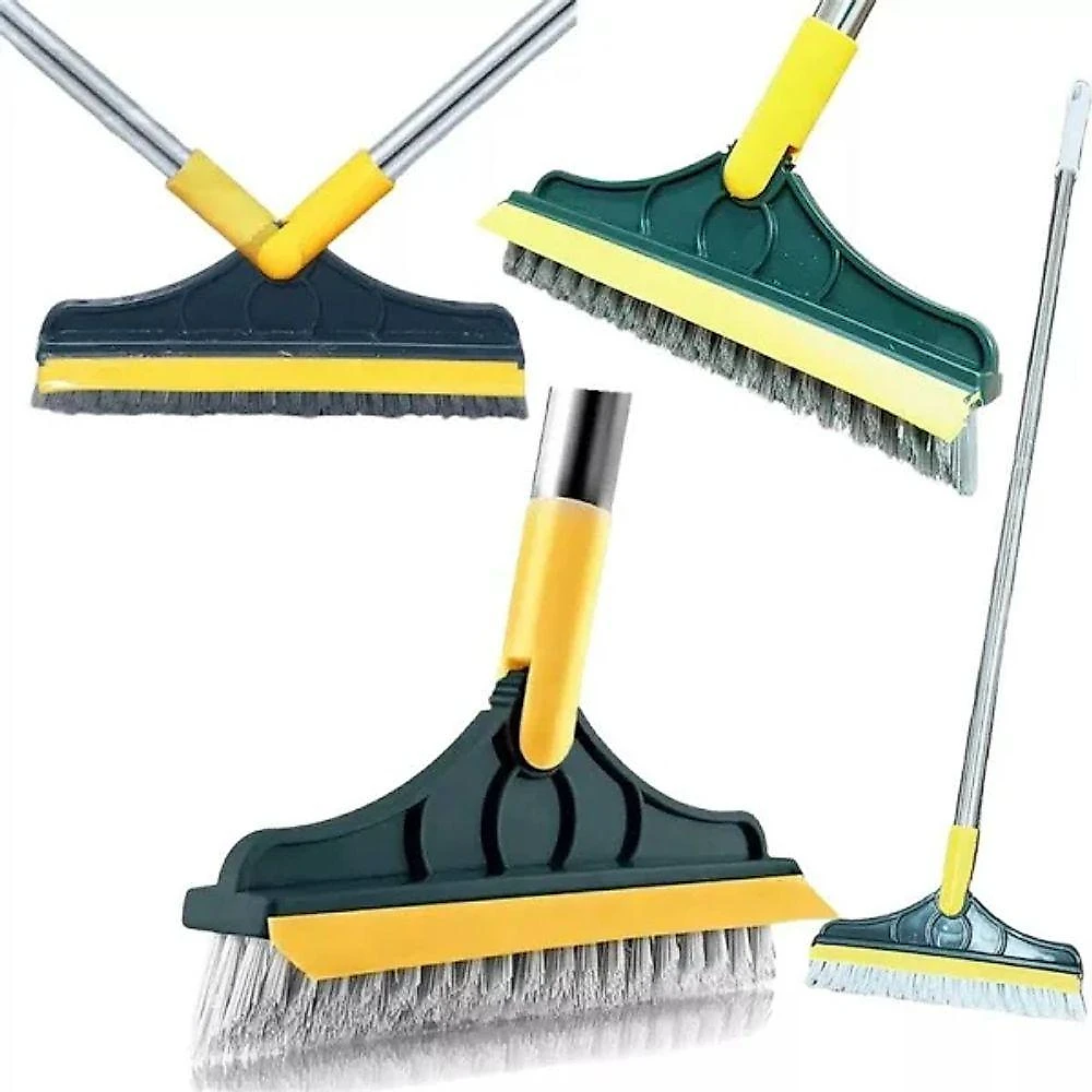 Escova De Esfregar O Chão Magic Broom Com Rodo De Borracha