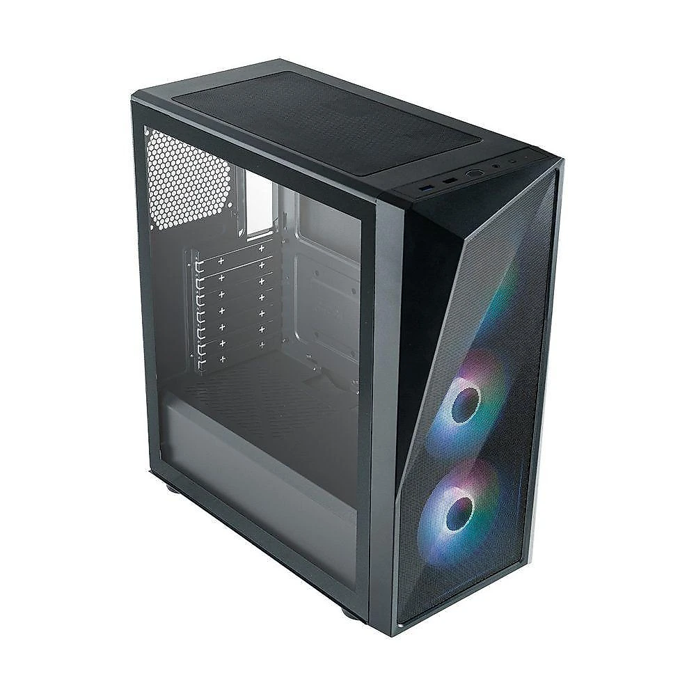 Gabinete para Computador CMP 520 Mid Tower ATX Vidro Temperado com ARGB Preto Cooler Master