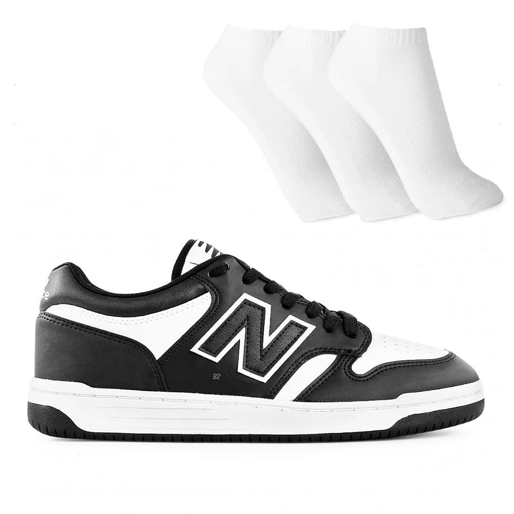 Tênis New Balance 480 Low Masculino + 3 Pares de Meias
