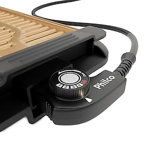 Churrasqueira Elétrica Philco Gold Antiaderente 1200W PCQ10A Preto 110V