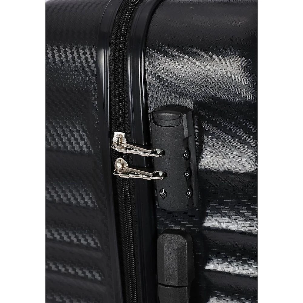 Mala Bordo 10kg De Mão Viagem Expansiva Policarbonato Rodas Duplas 360º - Colorado - Polo King Preto