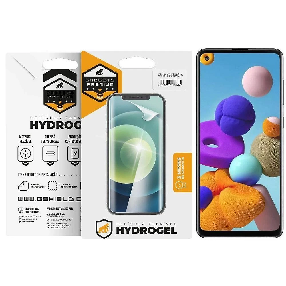 Película Para Samsung Galaxy A21s - Hydrogel Gamer Fosca - Gshield