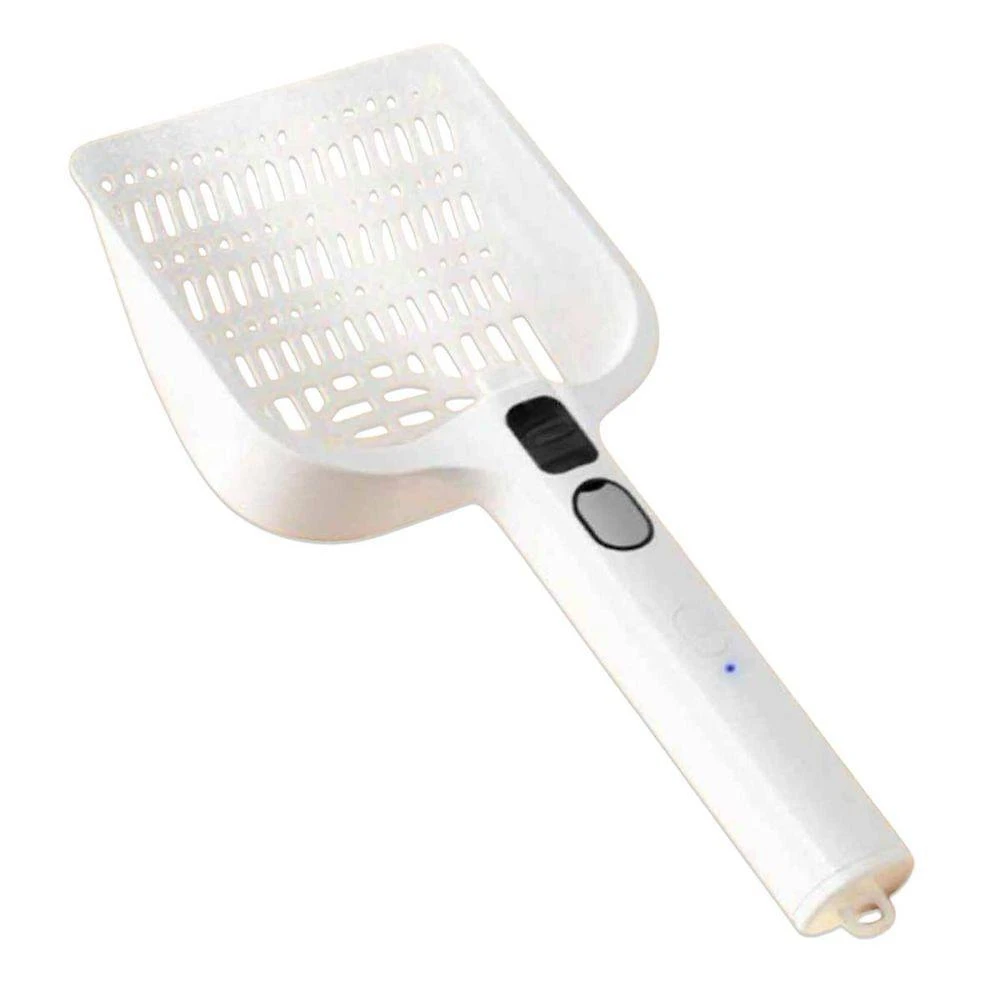 Coletor de Fezes para Gatos Compre Desejos BSL3912 Anti Odor em ABS Branco