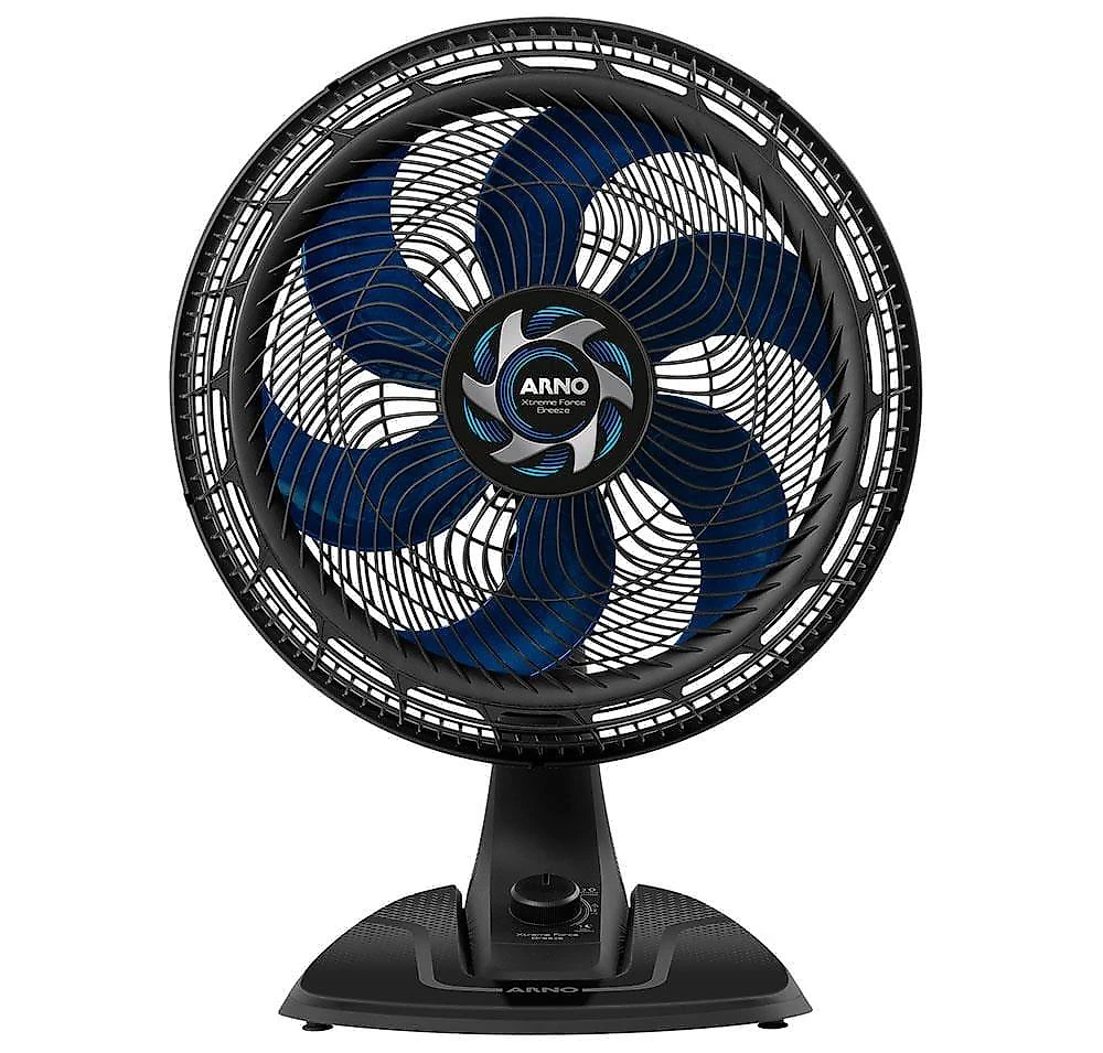 Ventilador de mesa arno xtreme force vb40 40cm 3 velocidades 6 pás preto 220