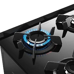 Fogão 4 Bocas Dako Supreme Glass com Mesa de Vidro e Acendimento Automático Preto - Bivolt