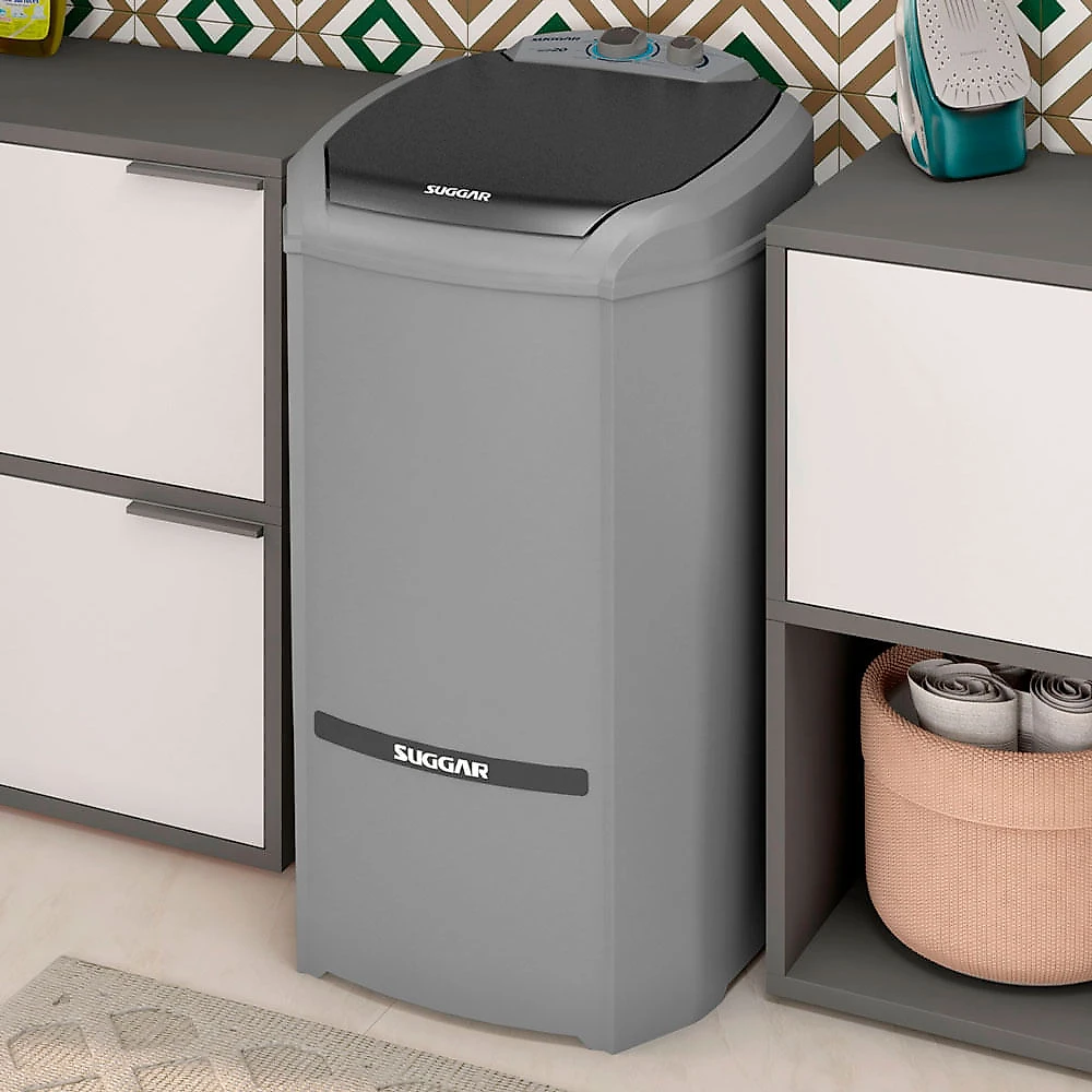 Lavadora 20kg Suggar Lavamax Eco 20kg LE2002PR Prata 220V