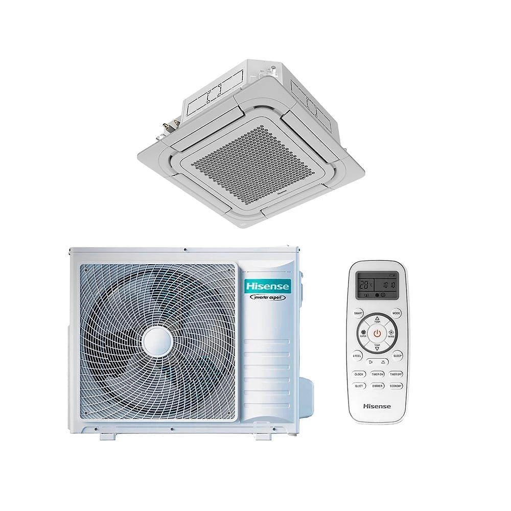 Ar Condicionado Inverter Hisense Cassete 4 Vias 36.000 Btus Frio 220V R-32