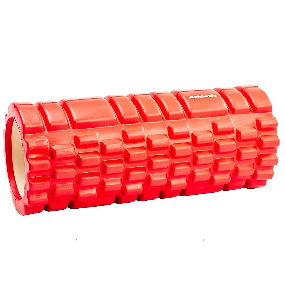 Rolo De Massagem Liberação Miofascial Athletic Laranja Foam Roller 33cm Para Pilates Yoga E Recuperação Muscular