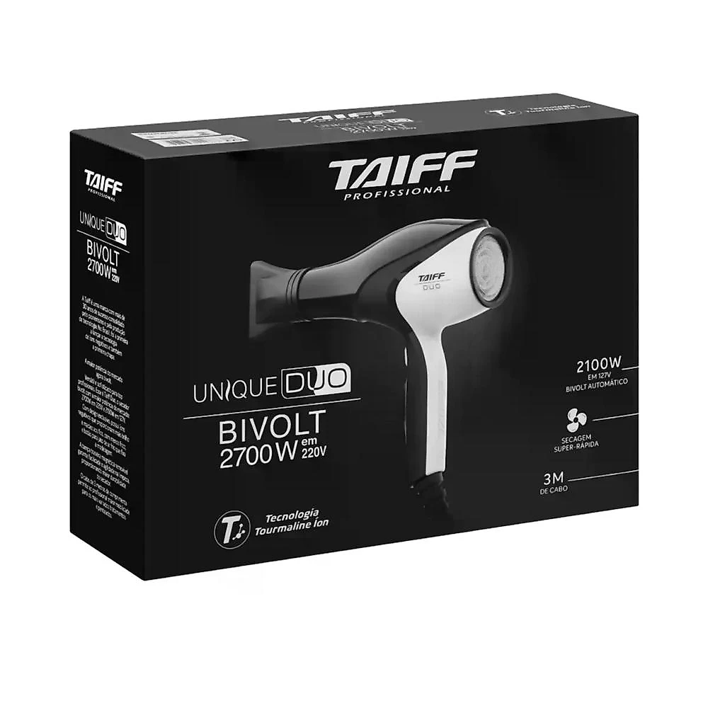 Secador de cabelo unique duo bivolt