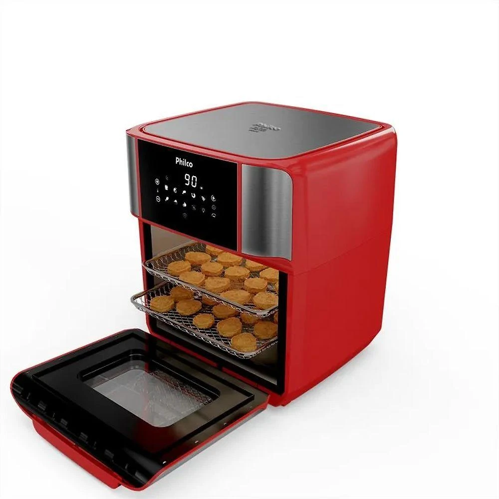 Fritadeira Air Fryer Oven Philco PFR2250V 12L 1800W Inox 110V