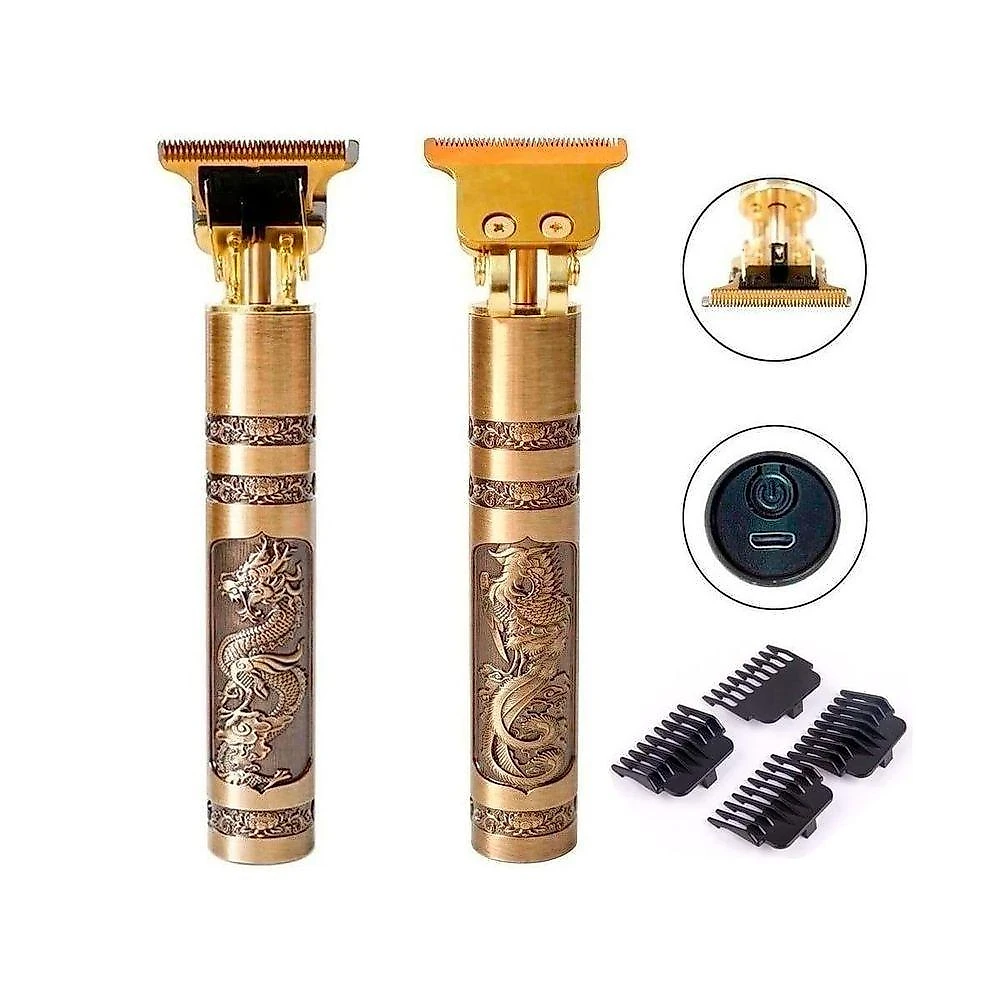 Aparador De Cabelo E Barba Dragon 4 Pentes 1,5mm-4mm Usb