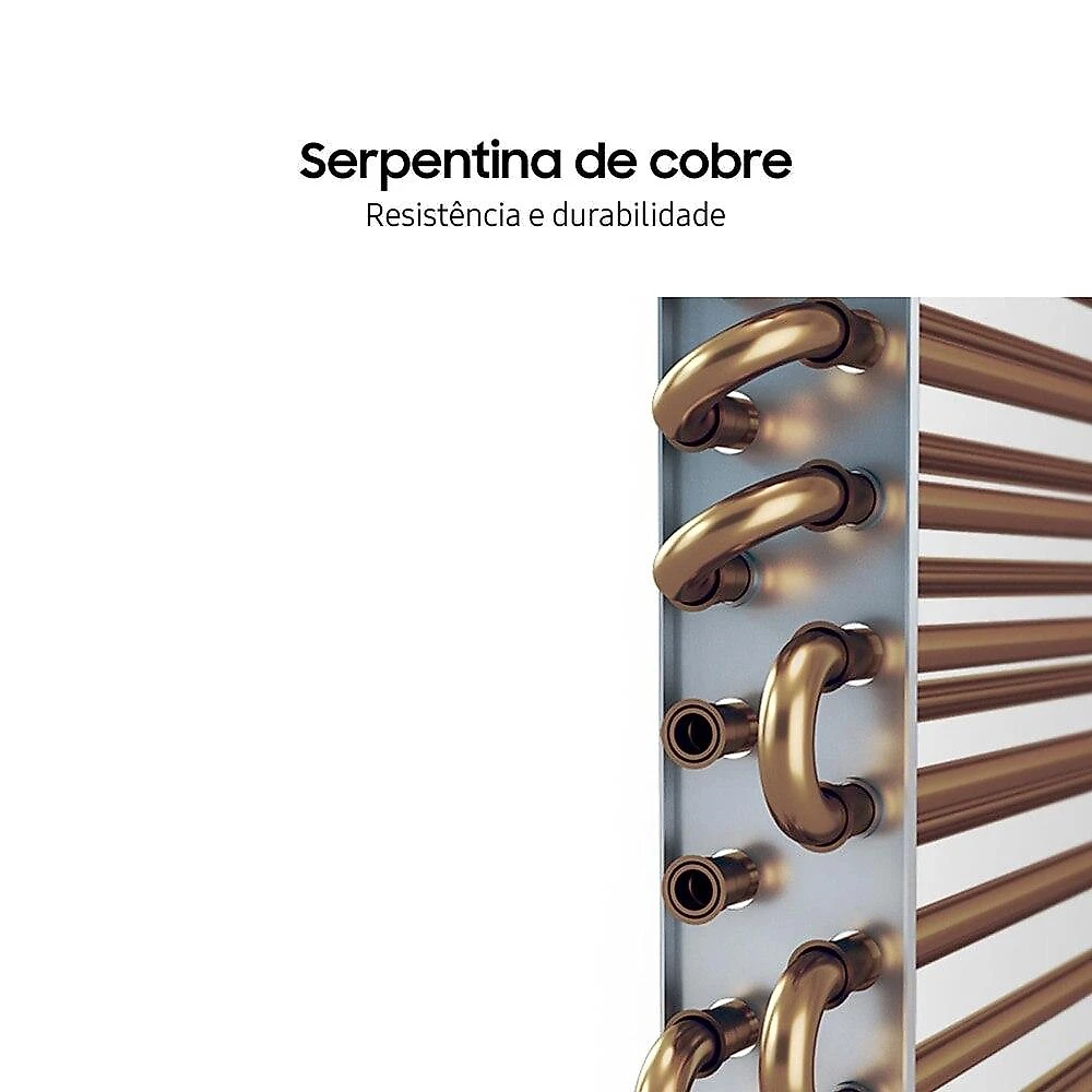 Ar-Condicionado Split Inverter 18000 BTUs Samsung WindFree AI Wi-Fi High Wall Quente e Frio AR60F18C1AWNAZ/AR60F18C1AWXAZ 220V