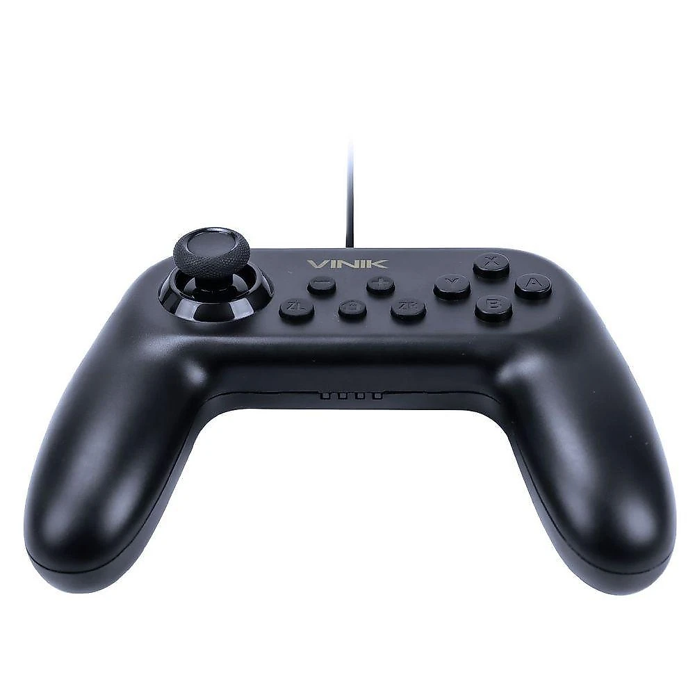 Controle com Fio Vinik NS para Nintendo Switch USB Motor de Vibracao Preto
