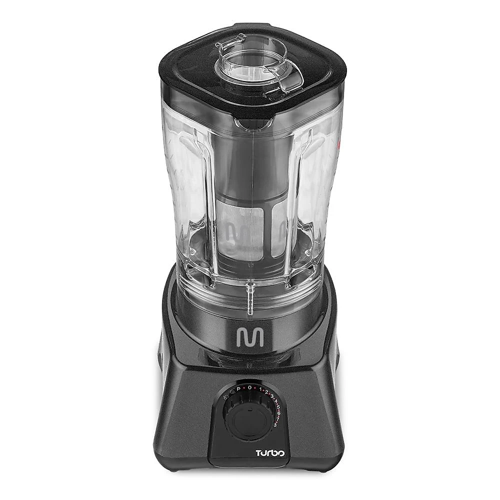 Liquidificador multi home 2,6l turbo 1200w-127v c/8 velocidades - lq1211 cinza - 127v