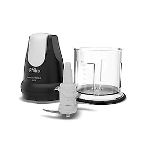 Processador Philco PMN04B 3 em 1 400W Jarra 600ml 4 Lâminas Preto 110V