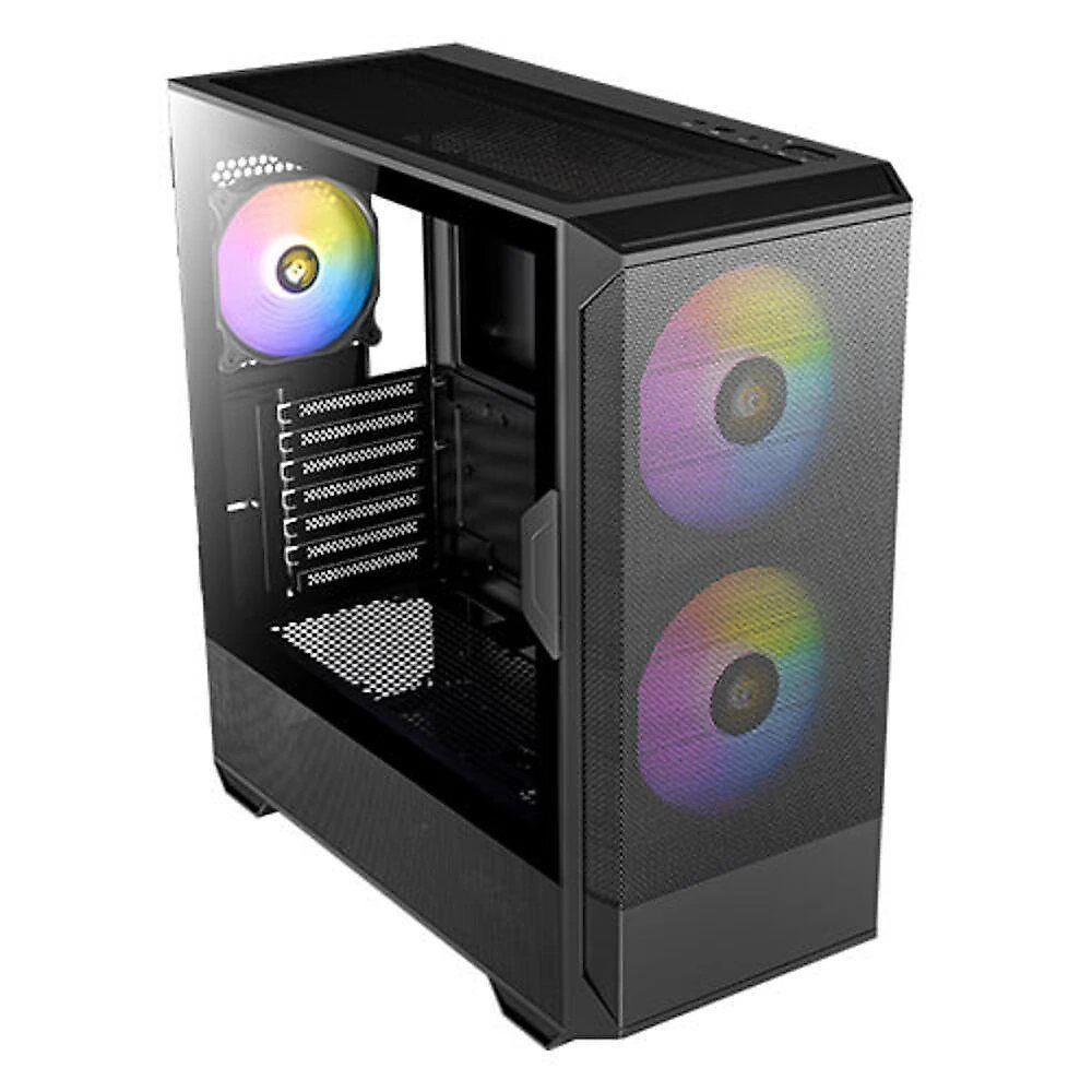 Gabinete Gamer Antec Nx416l Lateral Vidro Temperado Atx-m-atx-itx 2 Fans 120mm Argb - 0-761345-10
