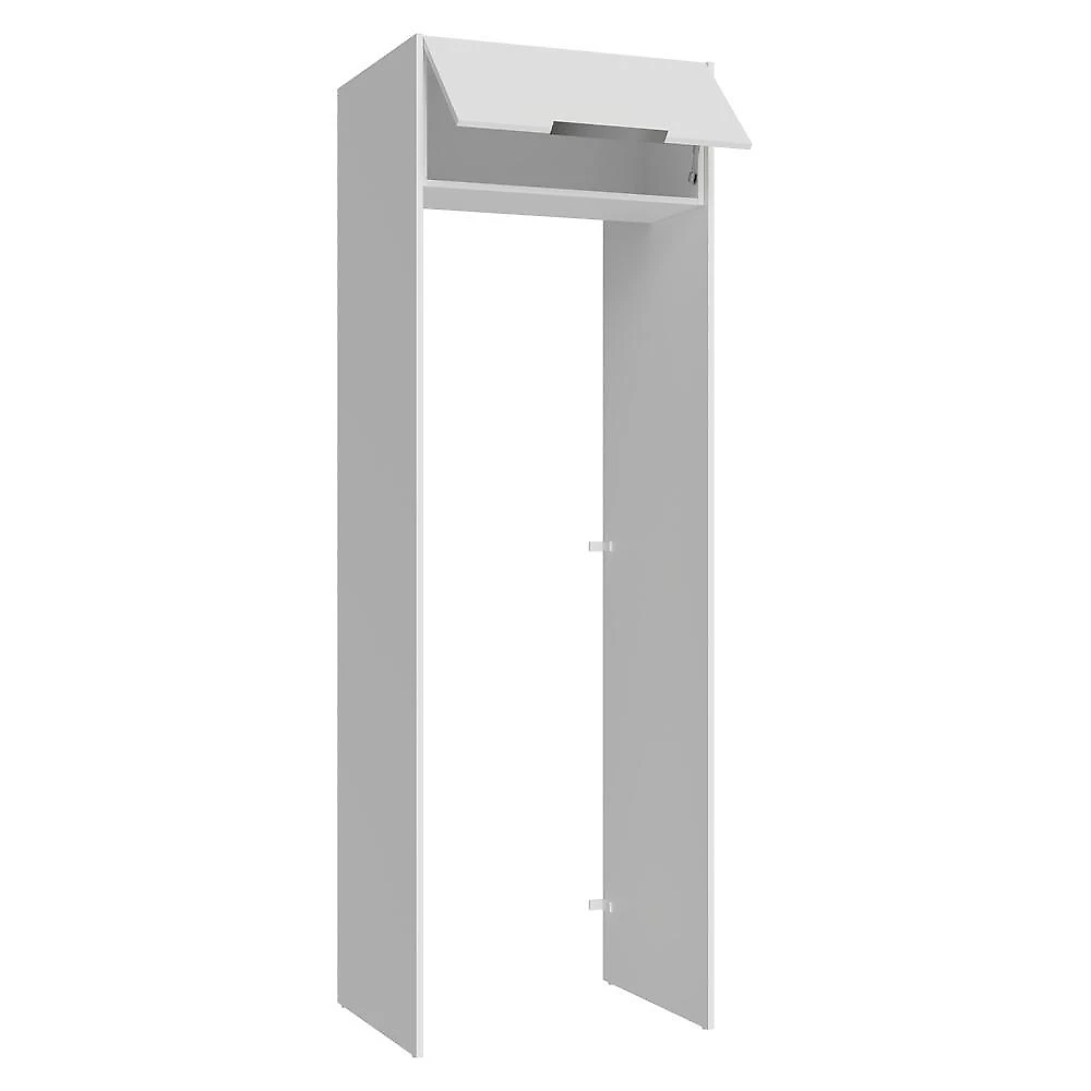 Porta-geladeira 73 cm 1 porta basculante branco stella madesa
