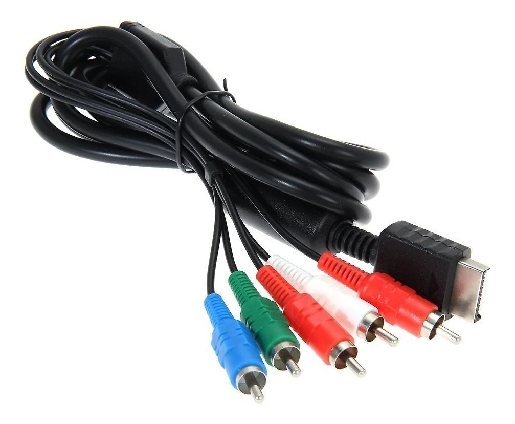Miniatura Cabo De Vídeo Componente Para Playstation 2 Ps2 Ps3 Hd Rca