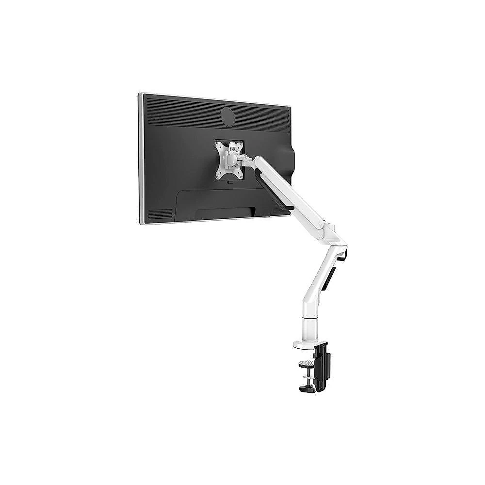 Suporte de Mesa Articulado para Monitor de 17" a 36" FlexiSpot MA8, Ajustes com Pistão a Gás, VESA, Branco - MA8W