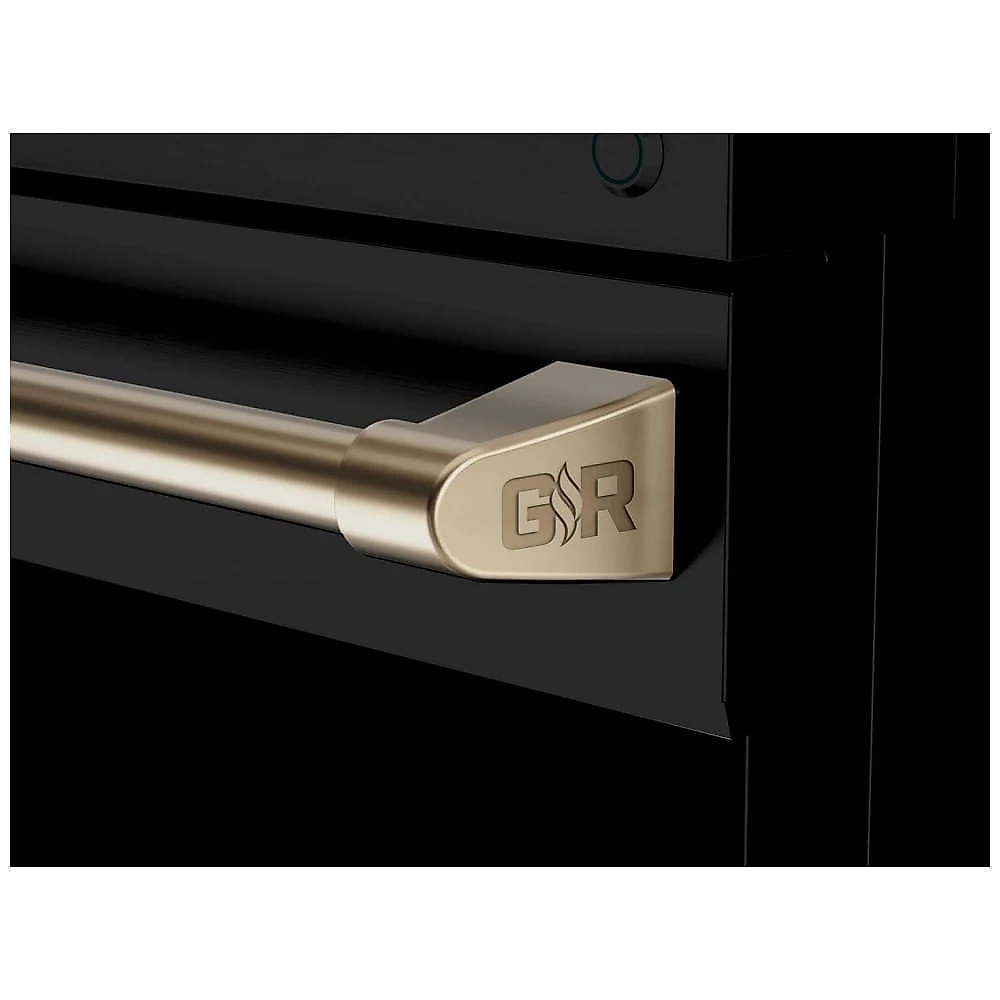 Fogão elétrico de piso 91cm Thor Kitchen Gordon Ramsay vidro cerâmico 5 zonas forno elétrico 170L convecção e grill 220V