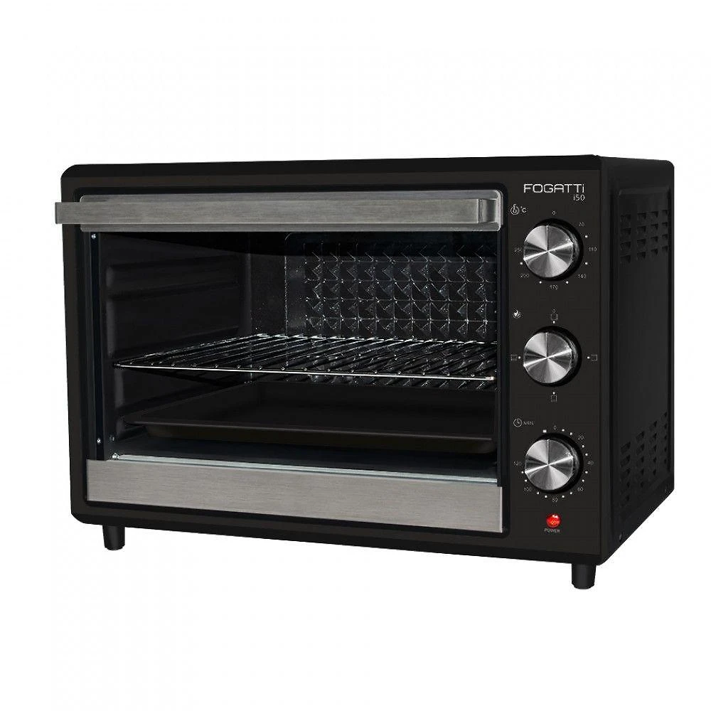 Forno Elétrico De Bancada 50 Litros Fogatti Black I50 Preto 220v