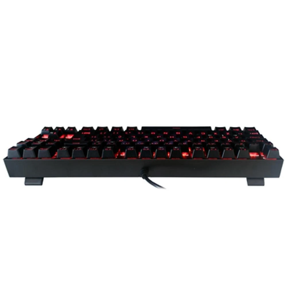 Teclado Mecânico Gamer Redragon Kumara, Anti-Ghosting, LED Vermelho, Switch Outemu Brown, ABNT2, Preto - K552-2 (PT-BROWN)