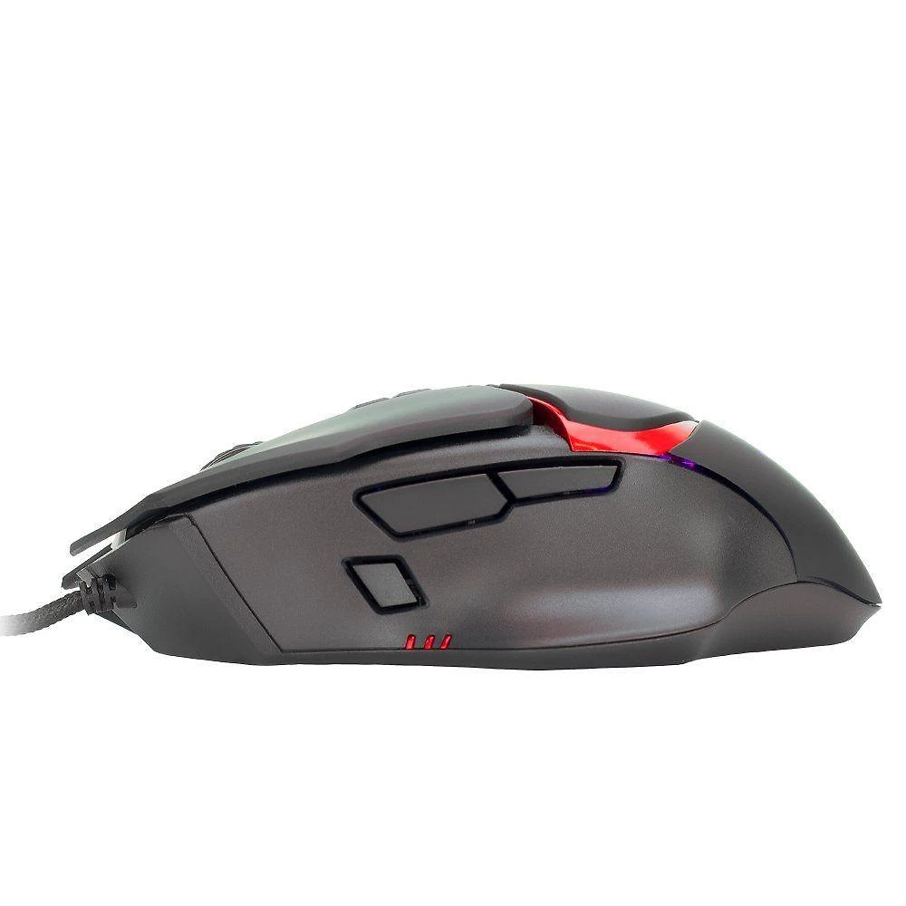 Mouse Gamer Evus MO-07 com 8 Botões e DPI Até 3200 com LED Preto