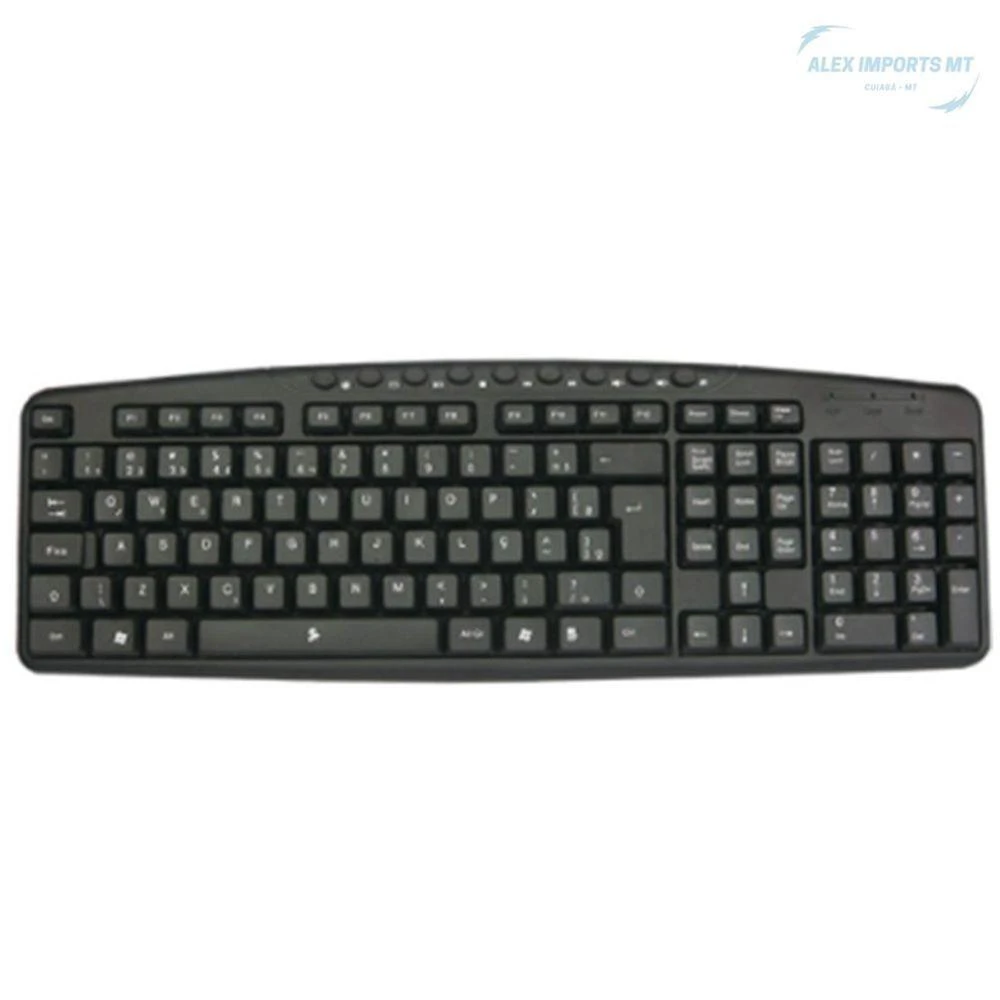 Teclado Com Fio Multimidea Pra Escritorio