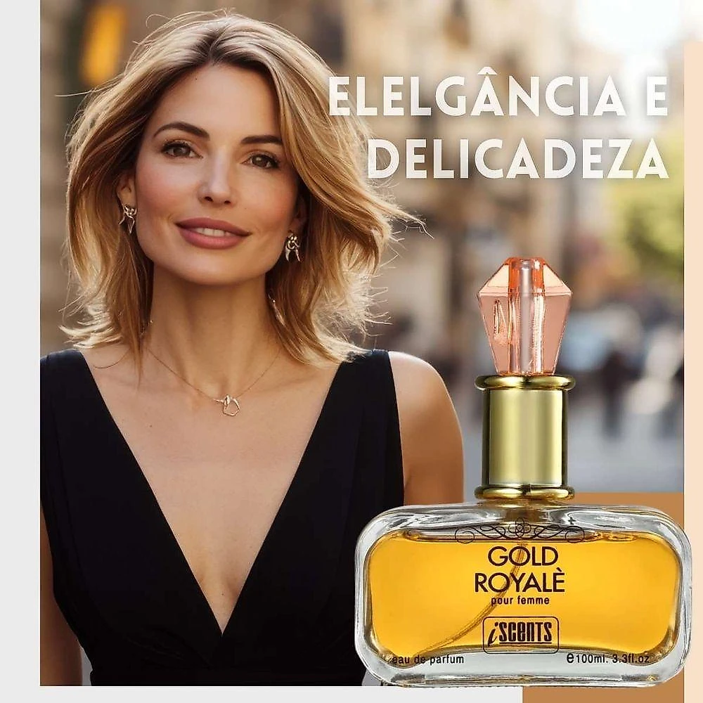 Perfume I Scents Gold Royale Feminino Eau de Parfum 100ML