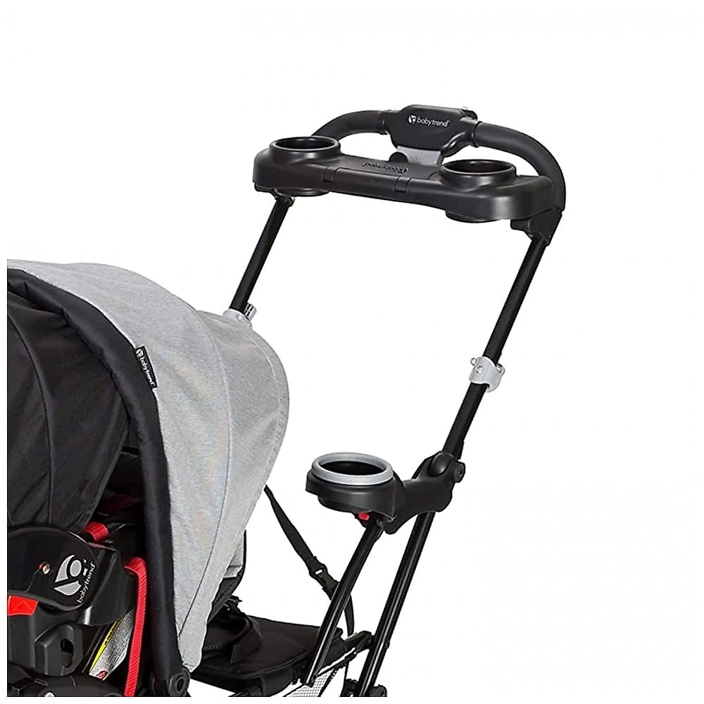 Carrinho Baby Trend Sit N Stand Ultra Duplo Cinza-Neblina 2 Crianças Até 22,7 kg