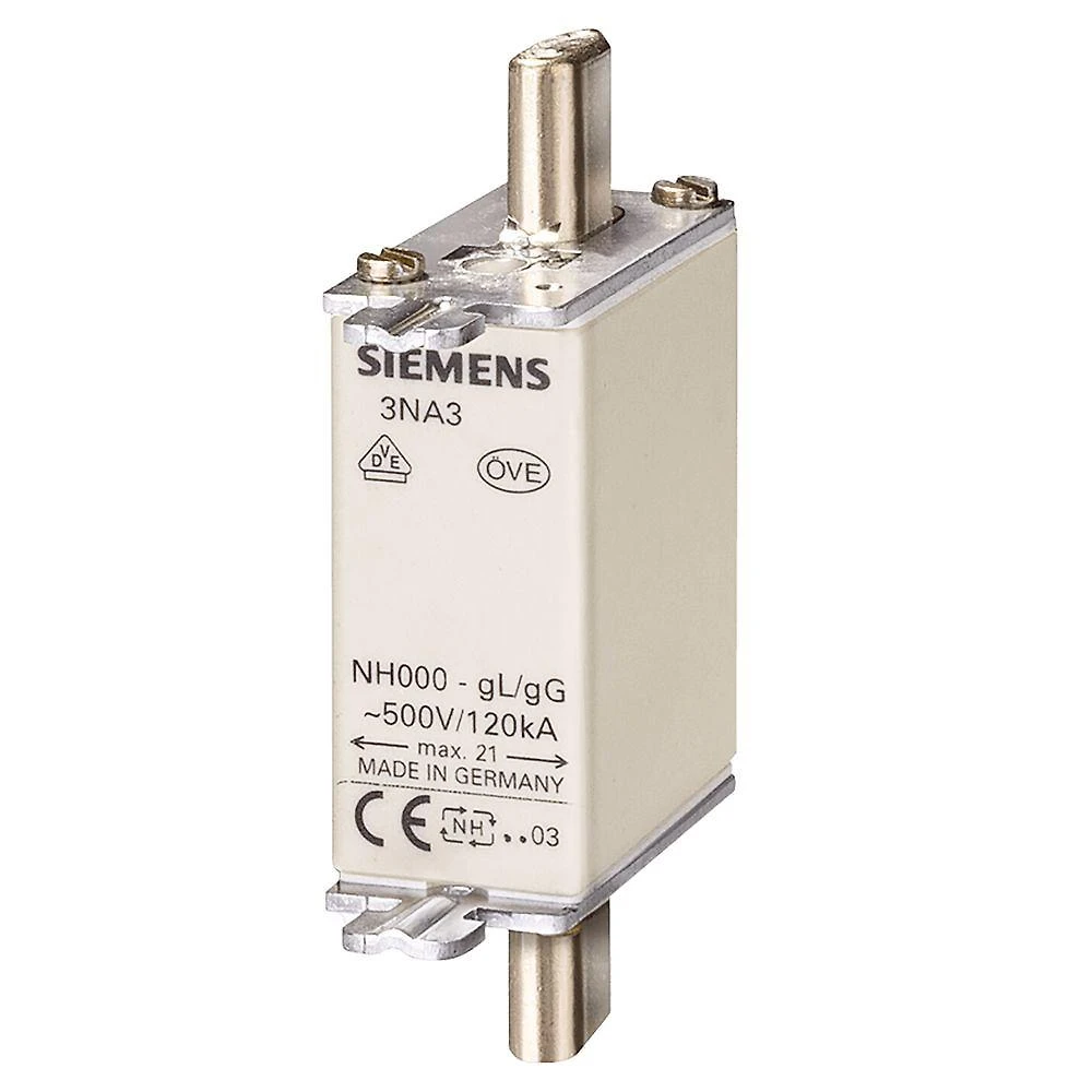 Fusível NH000 Proteção Elétrica 20A com Indicador Frontal Siemens 500VCA-250VCC