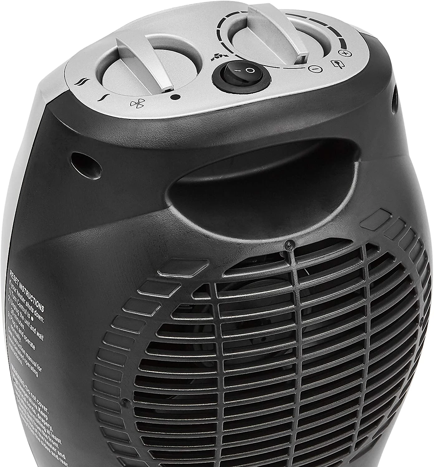 Amazon Basics DQ1928Y Aquecedor Elétrico Portátil Silencioso 1 10V1500W Prata