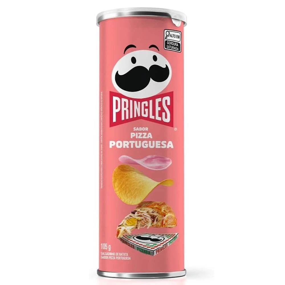 Batata Pringles Pizza Portuguesa 105g
