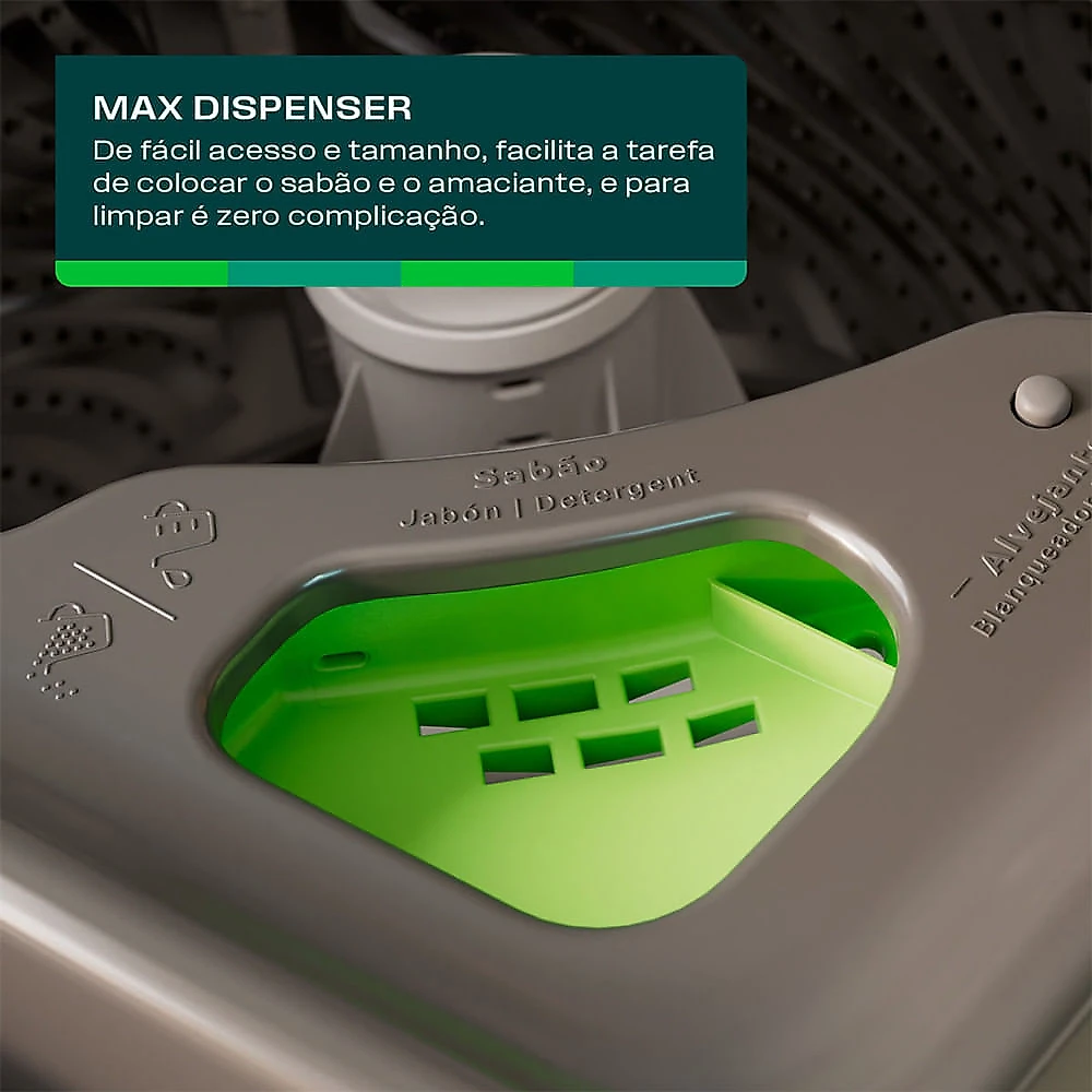 Máquina de Lavar 16Kg Platinum com Modo Eco CWN16A9 Consul Cinza - 110V