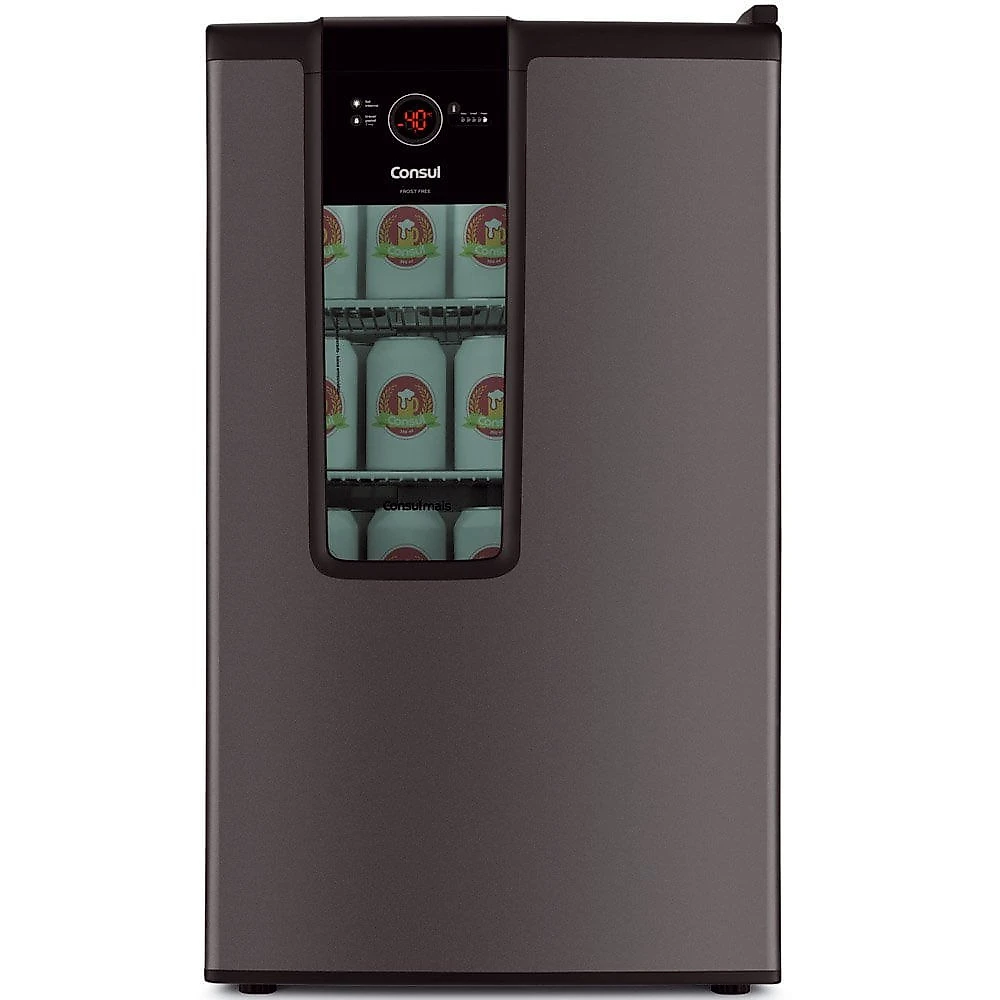 Cervejeira 1 Porta Frost Free 82 Litros Consul CZD12AT Titanium - 110V