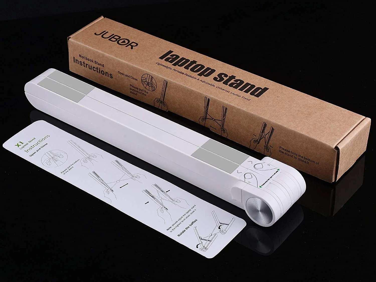 Suporte Ergonômico Laptop JUBOR Dobrável Ajustável Branco