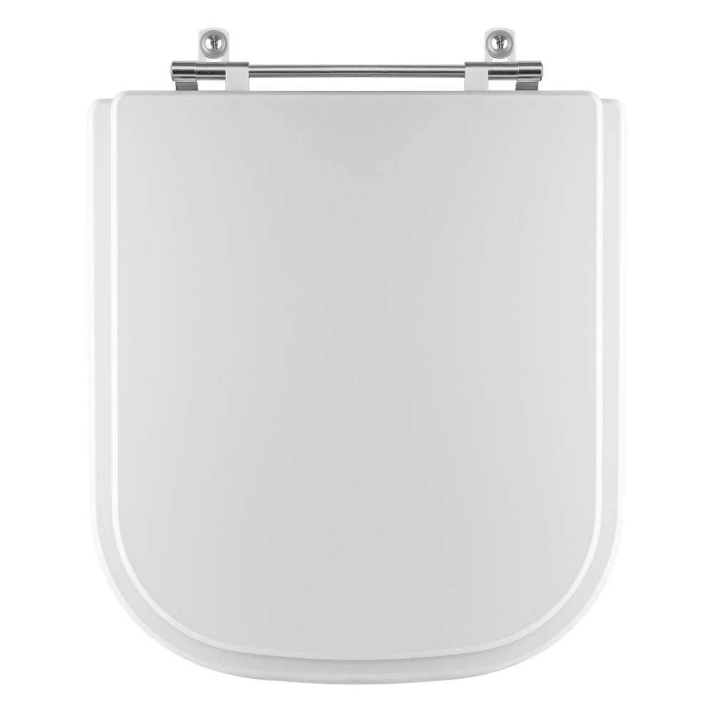 Assento Sanitário Elite Alongado Resina Plástica Parafusado Convencional Branco Pontto Lavabo