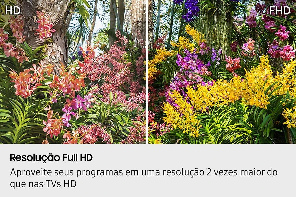 Smart tv 43” full hd samsung qled qn43q5faagxzd tizen hdr quantum dot preta