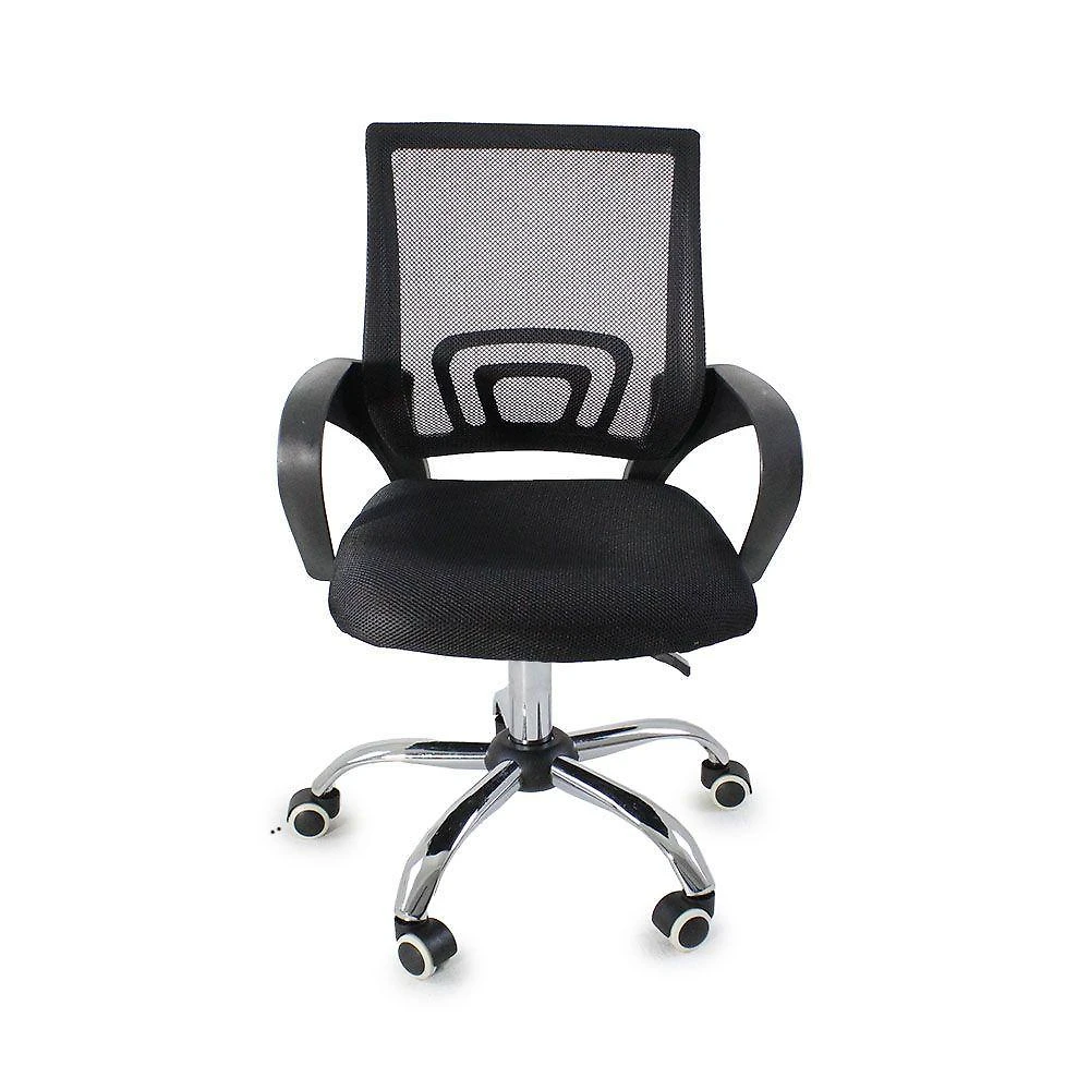 Cadeira De Escritório Begonia Tela Mesh Ergonômica Giratória Preto