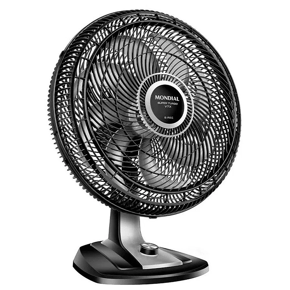 Ventilador de Mesa Mondial Turbo, 50 cm, Preto 110 Volts