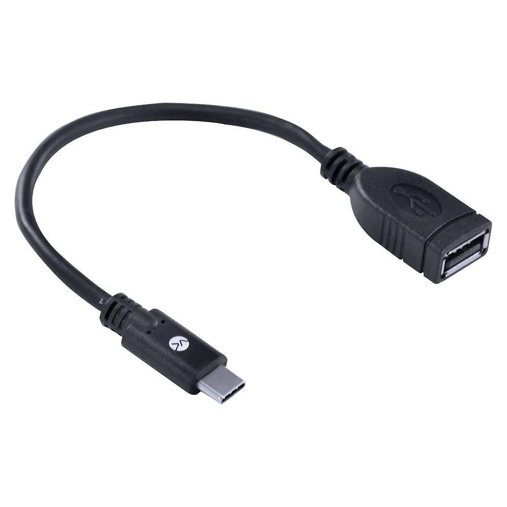 Adaptador Vinik Tipo C X Usb 2.0 Fêmea Otg para Smartphones 480 Mbps Preto 20cm