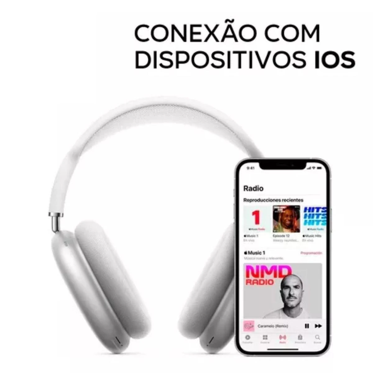 Fone Max P9 Bluetooth Recarregável