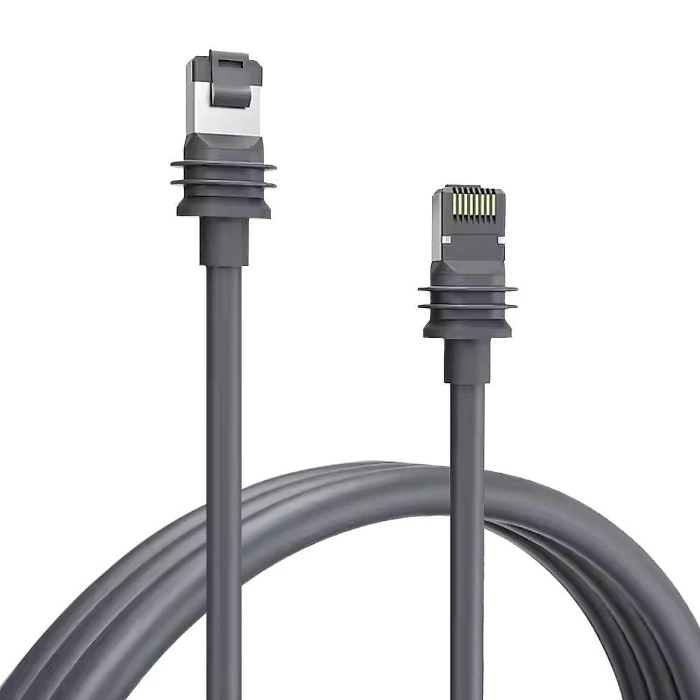 Cabo de Reposição para Antena Satélite Starlink V3 Gen3 10 METROS 1200MBPS IP68 Cinza Outras Marcas
