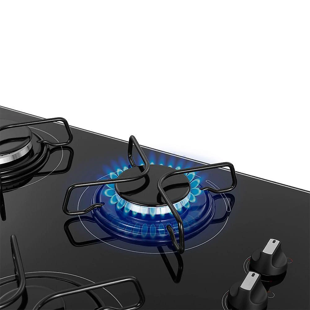 Cooktop A Gás 4 Bocas Mondial Ctg-01 Biv Preto/inox Bivolt