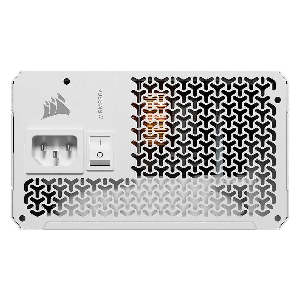 Fonte CORSAIR RMe Series RM850e 2025, 850W, Full Modular, Cybenetics Gold, ATX, Branco - CP-9020293-BR
