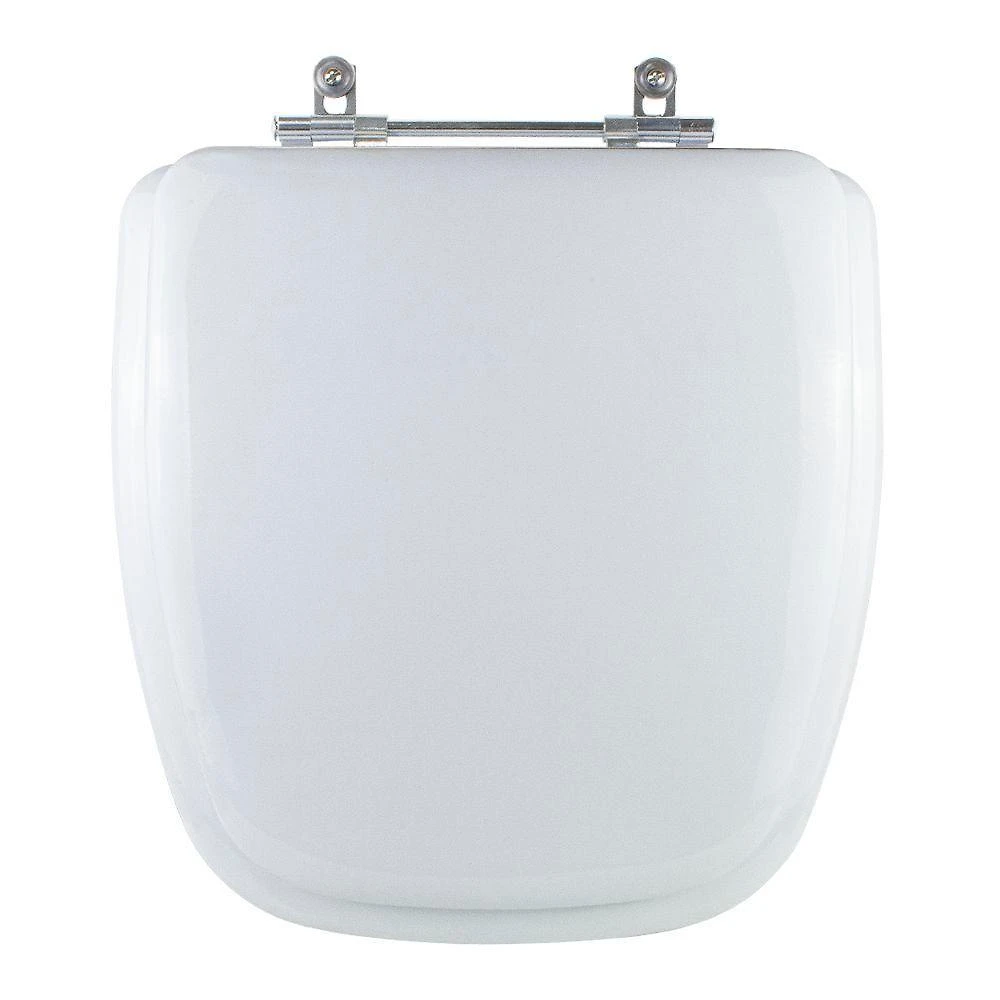 Assento Sanitário Avant Plus Alongado Poliuretano Parafusado Almofadado Branco Pontto Lavabo