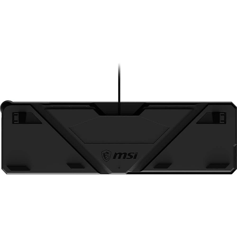 Teclado Mecânico Gamer MSI Strike 600, RGB, Switch Silencioso, USB 2.0, US, Preto - STRIKE600